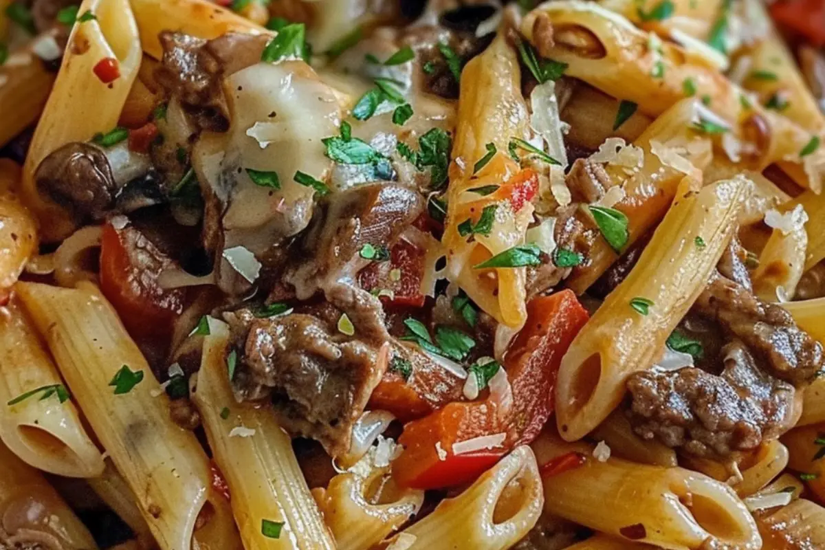 Philly Cheesesteak Pasta Good Recipes philly-cheesesteak-pasta-good-recipes